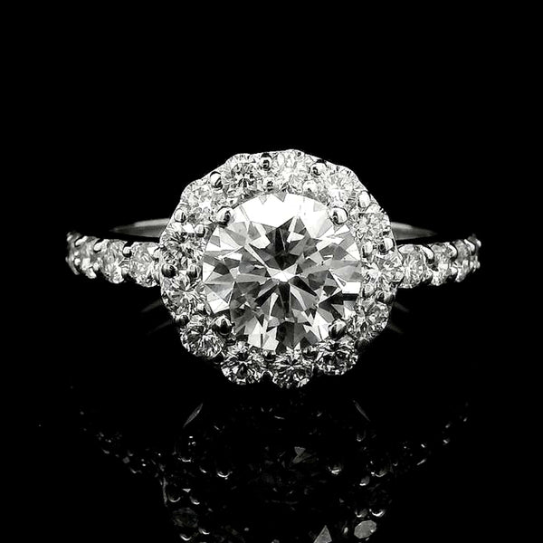 2.32 Carats Lab Grown Diamond 14K Gold Ring