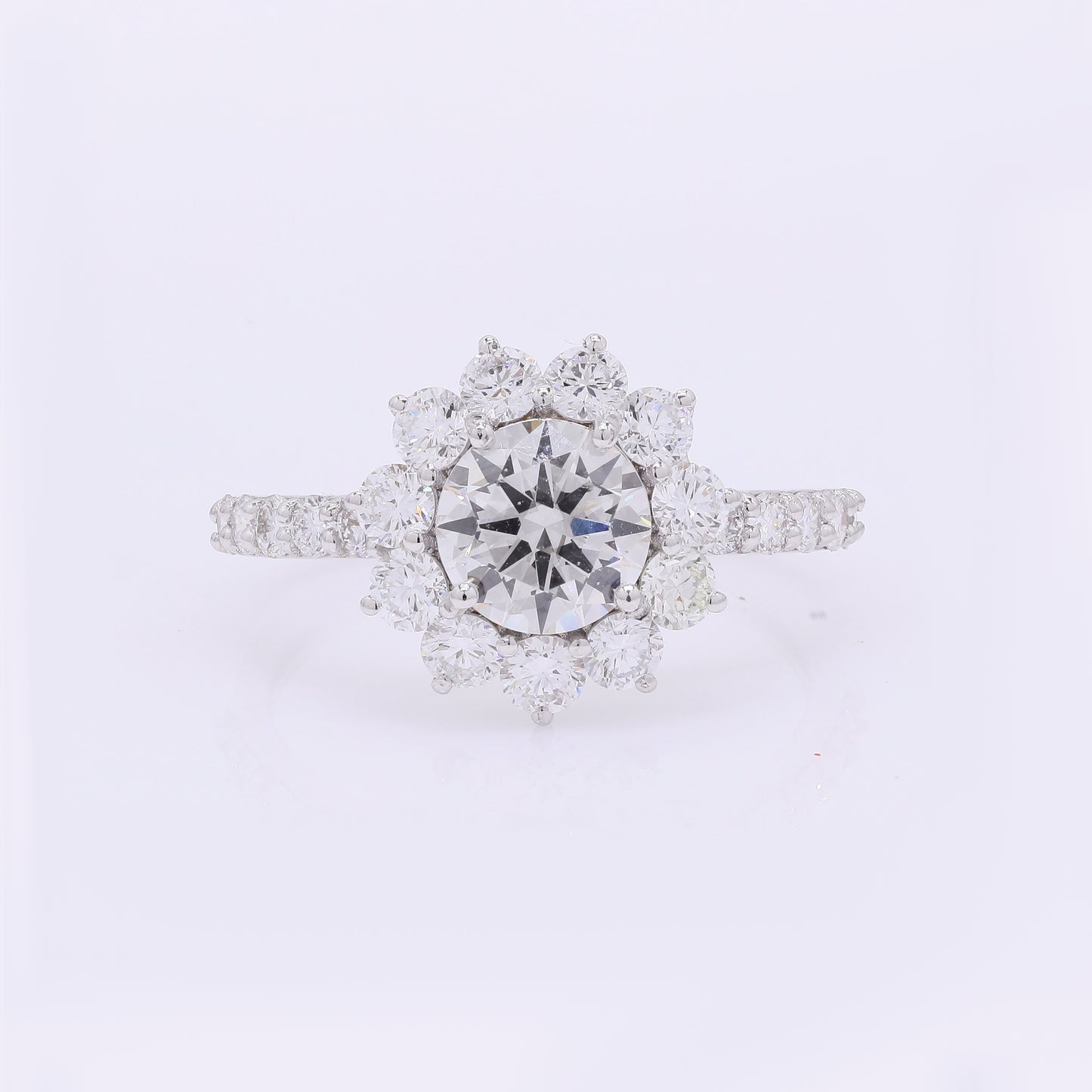 2.22 Carats Lab Grown Diamond 14K Gold Ring