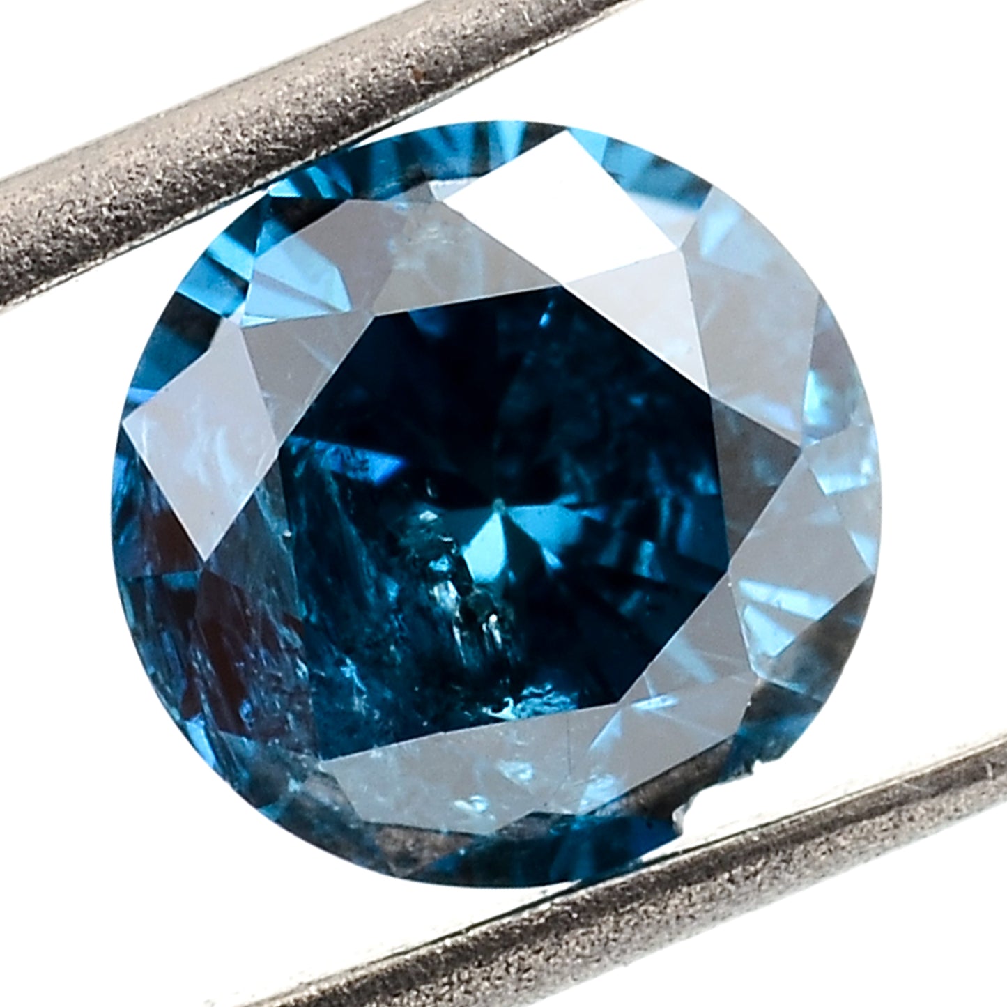 0.44 Blue Diamond Round Loose Gemstone