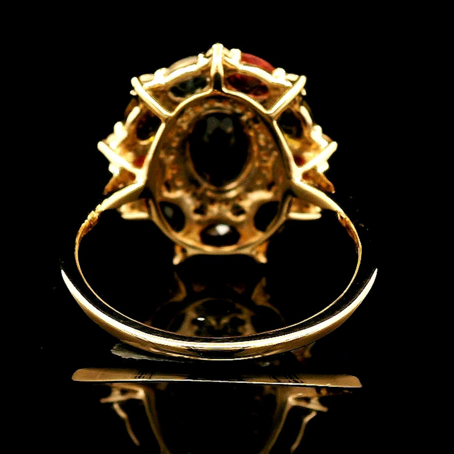 2.83 Ct Oval Tourmaline 14K Gold Ring