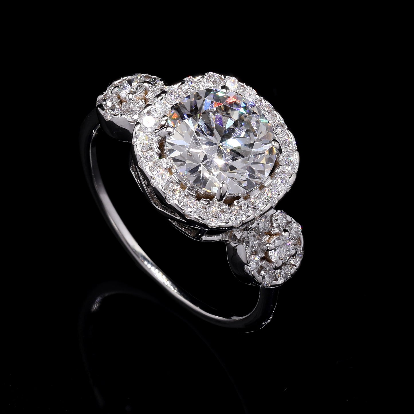 2.55 Carats Lab Grown Diamond 14K Gold Ring