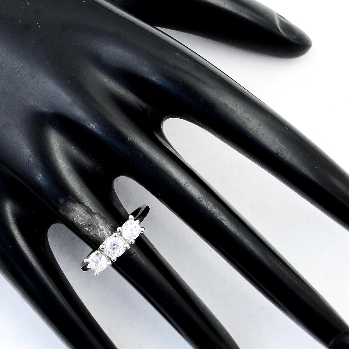 0.99 Ct Cubic Zirconia 925 Sterling Silver Ring