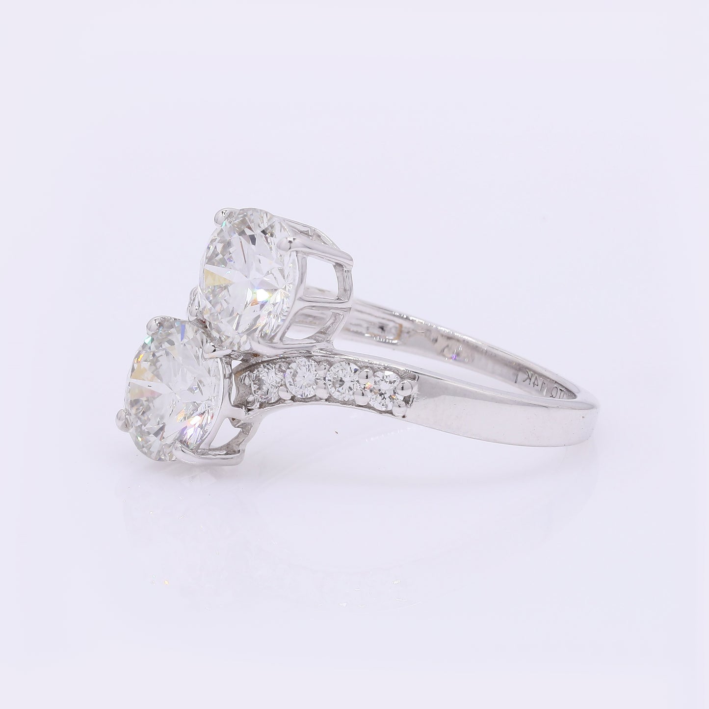 2.47 Carats Lab Grown Diamond 14K Gold Ring