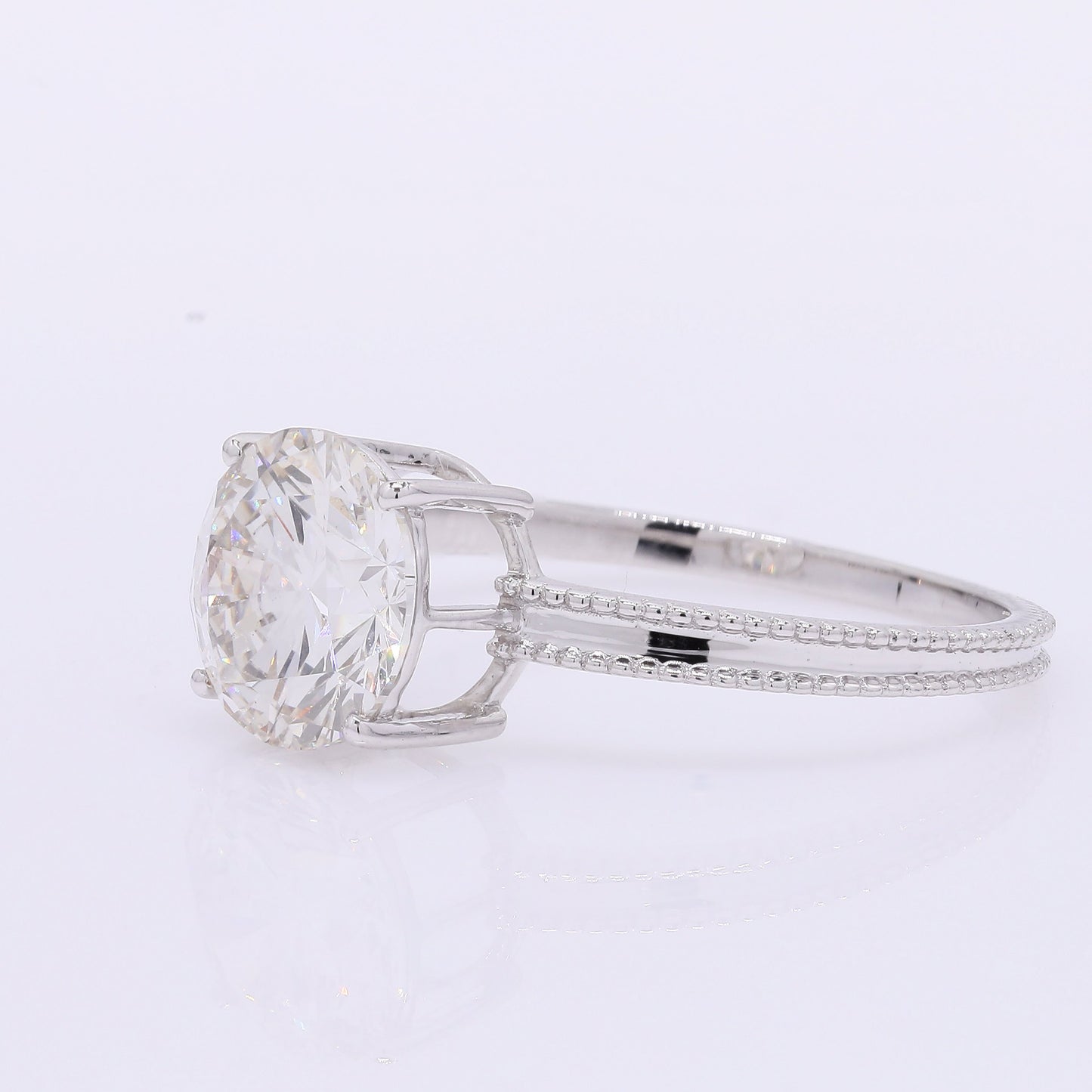2.03 Carats Lab Grown Diamond 14K Gold Ring