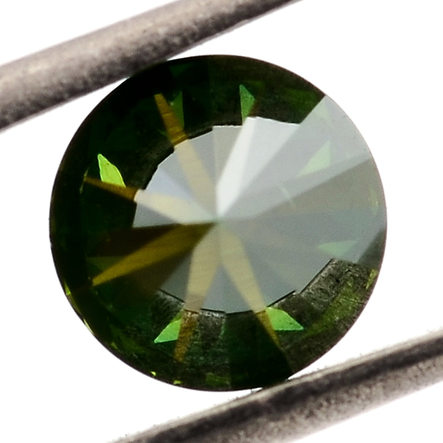 0.42 Green Diamond Round Loose Gemstone