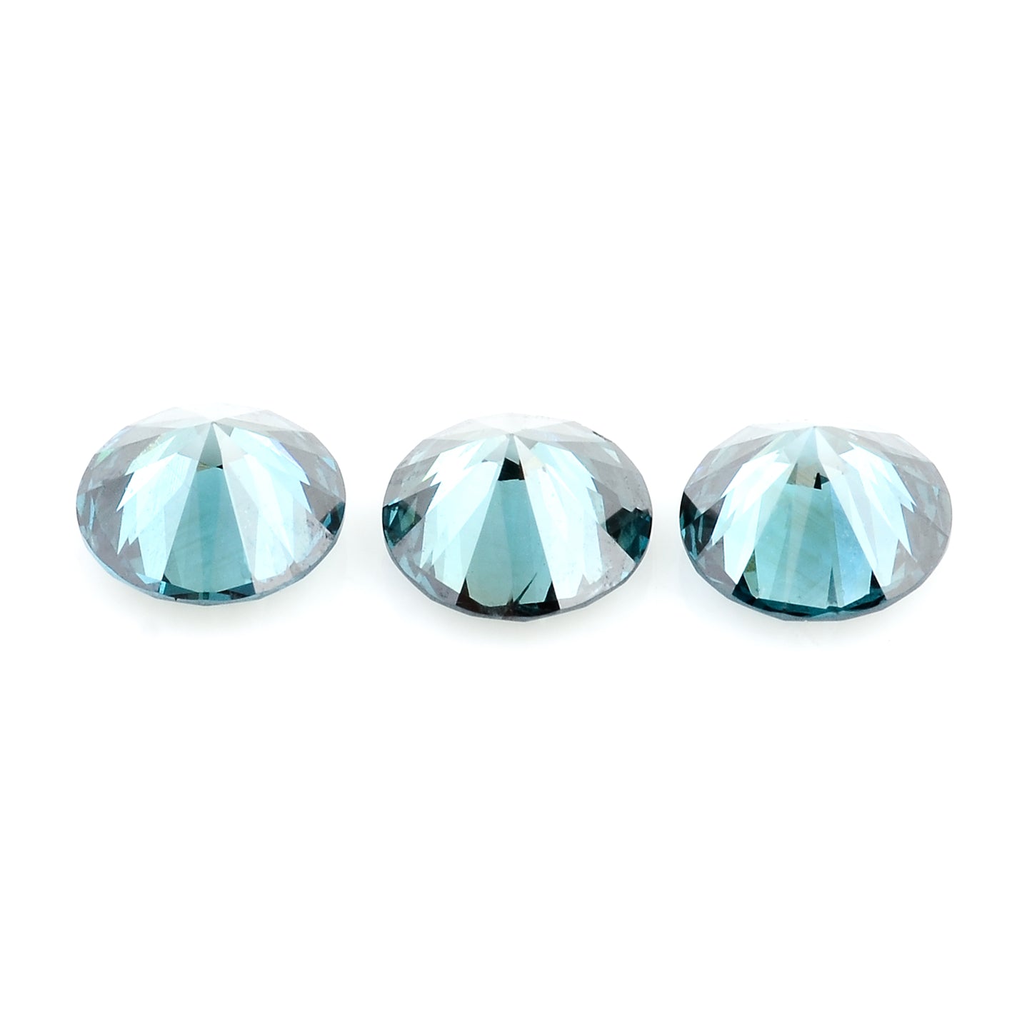 0.54 Blue Diamond Round Loose Gemstone