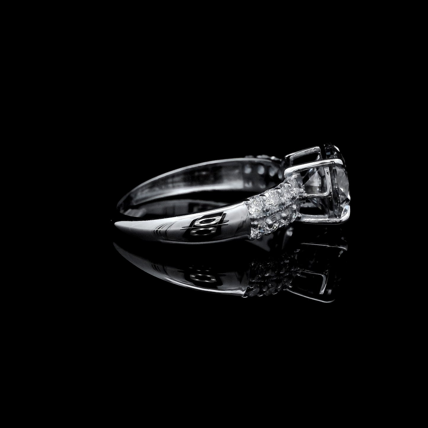 2.51 Carats Lab Grown Diamond 14K Gold Ring