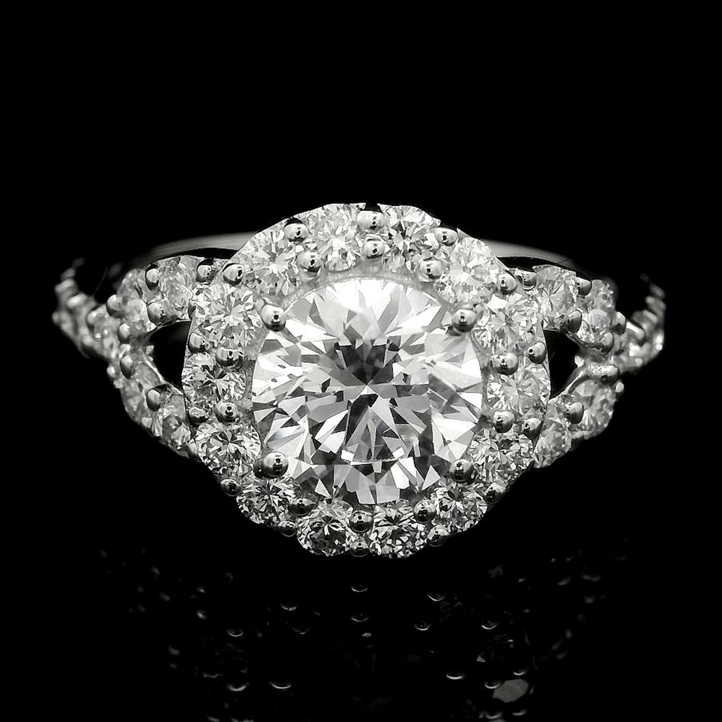 2.01 Carats Lab Grown Diamond 14K Gold Ring