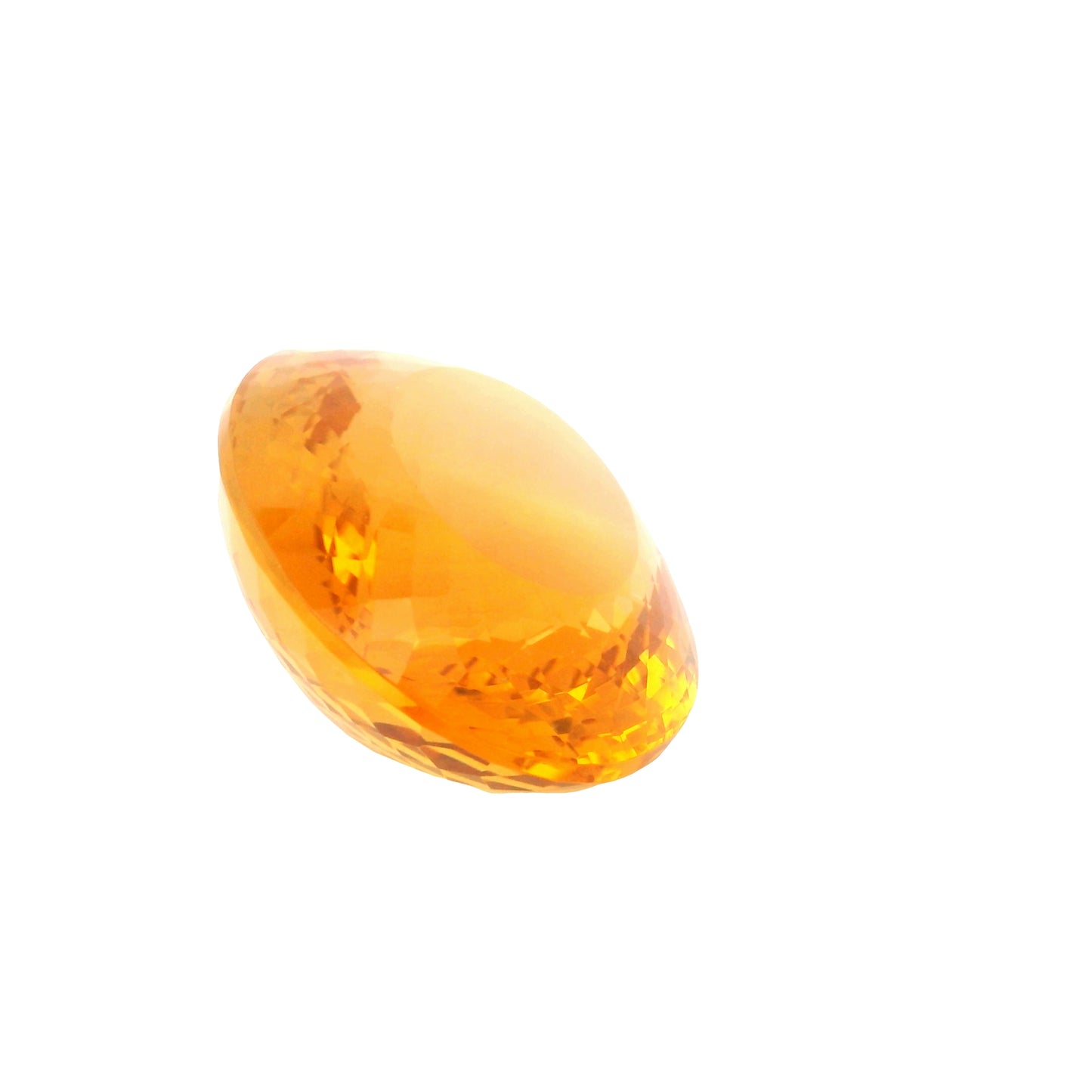 126.97 Citrine Oval Gemstone