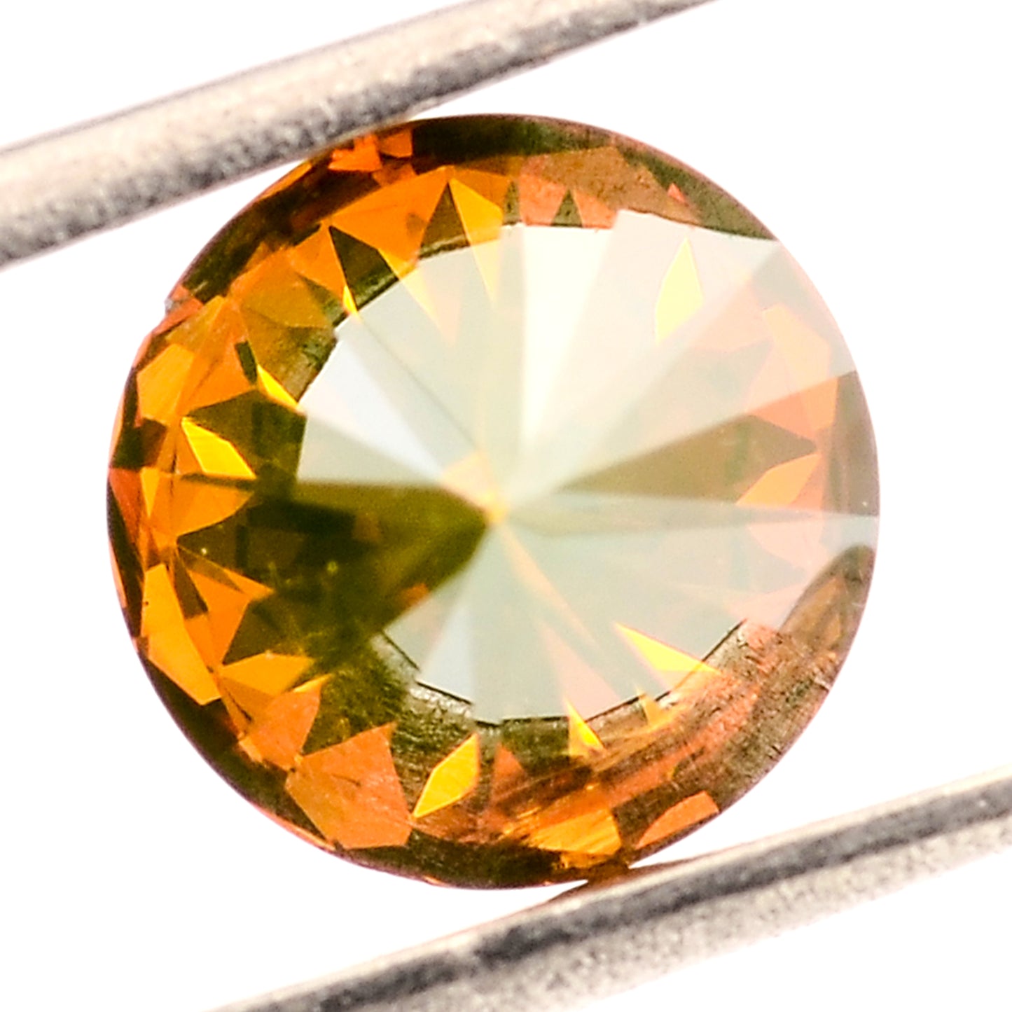 0.28 Red Diamond Round Loose Gemstone