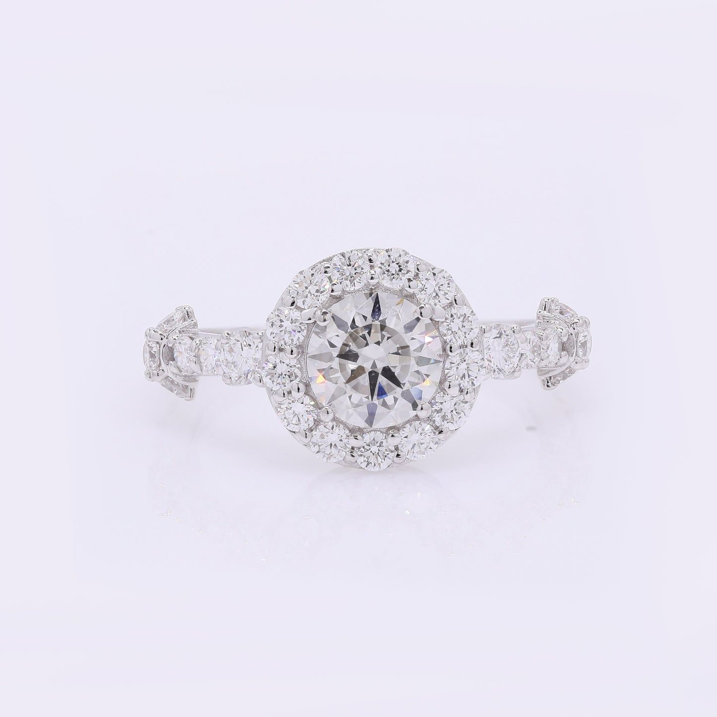 2.02 Carats Lab Grown Diamond 14K Gold Ring