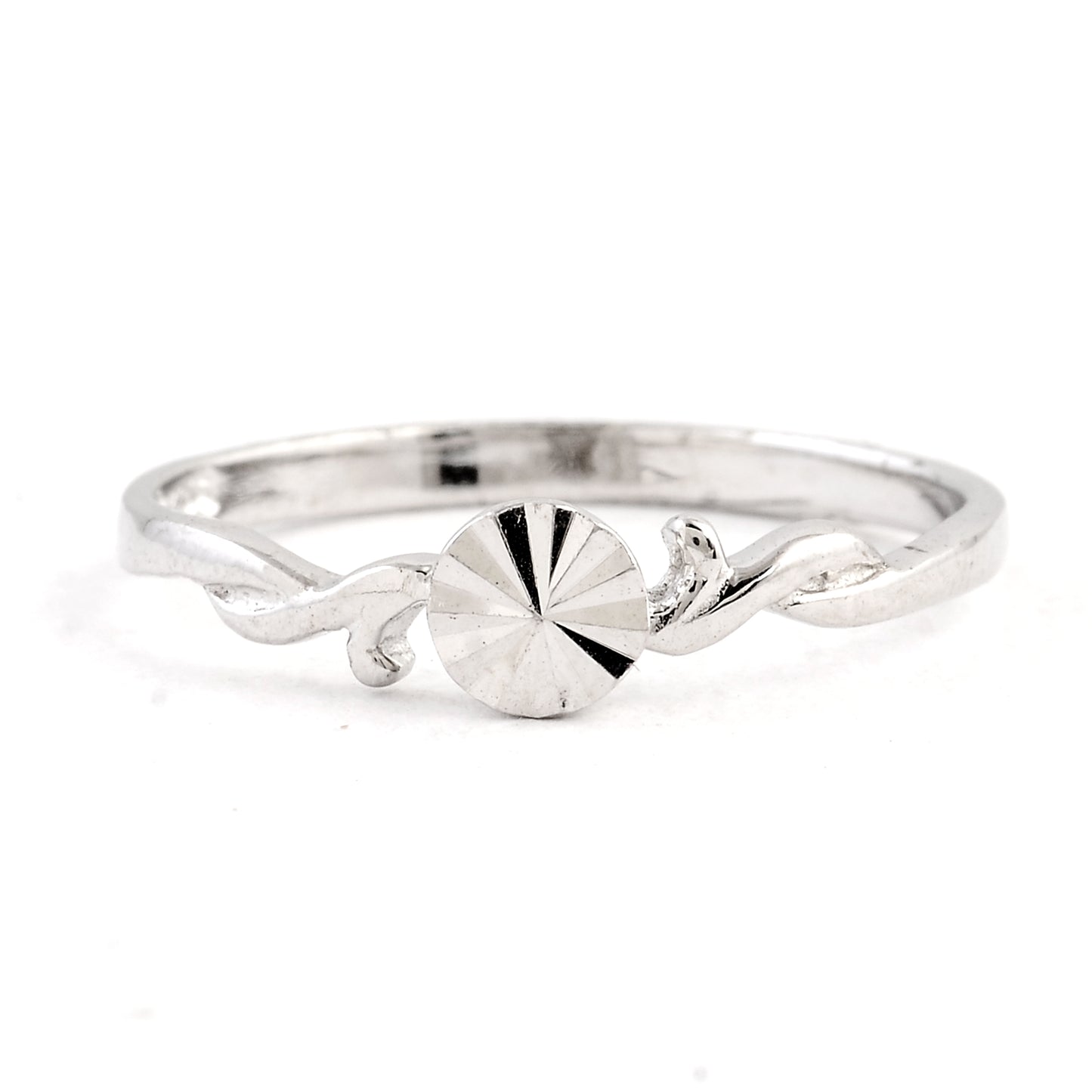 0.00 Ct Plain 925 Sterling Silver Ring