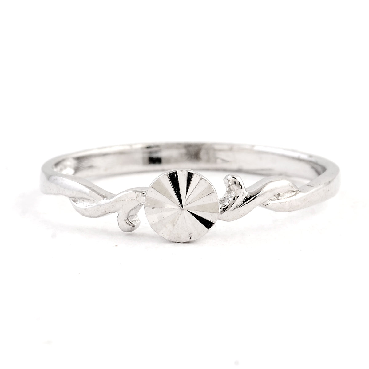 0.00 Ct Plain 925 Sterling Silver Ring