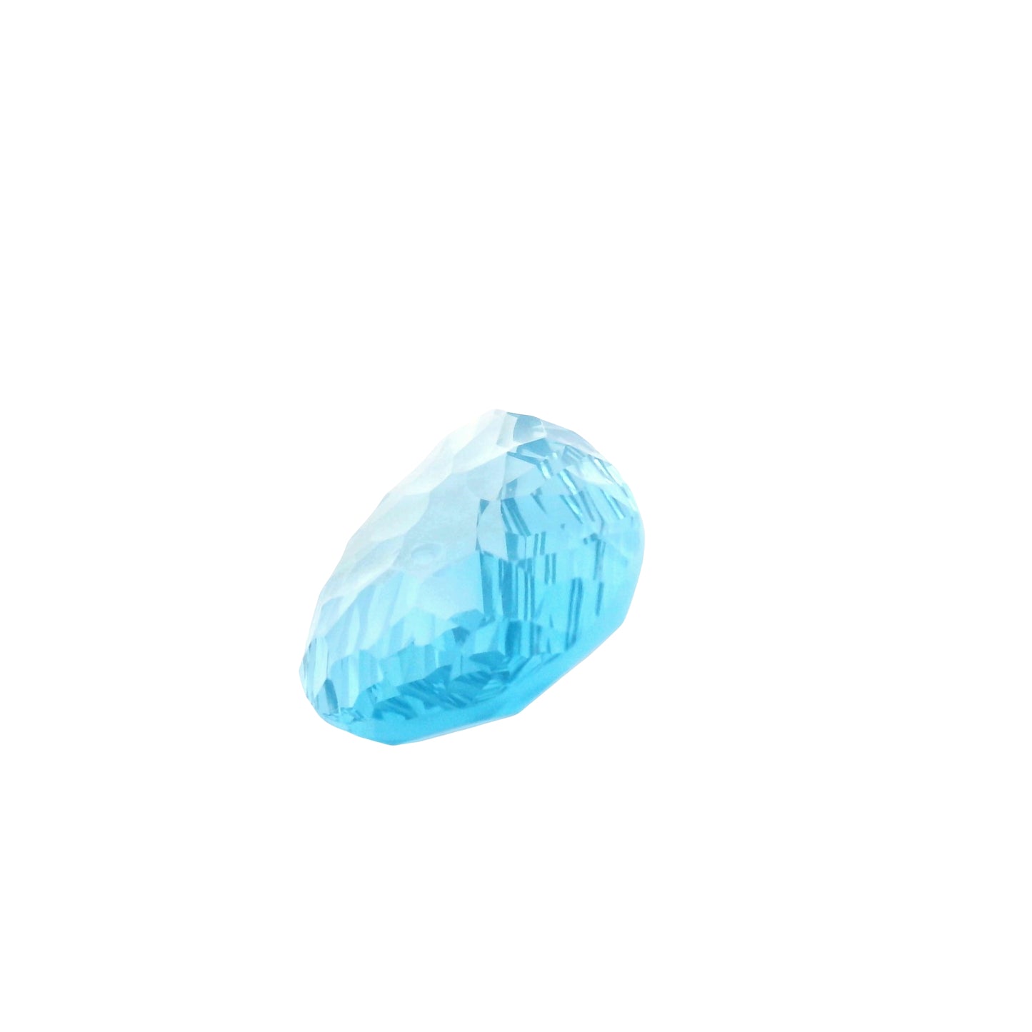 27.78 Blue Topaz Pear Gemstone