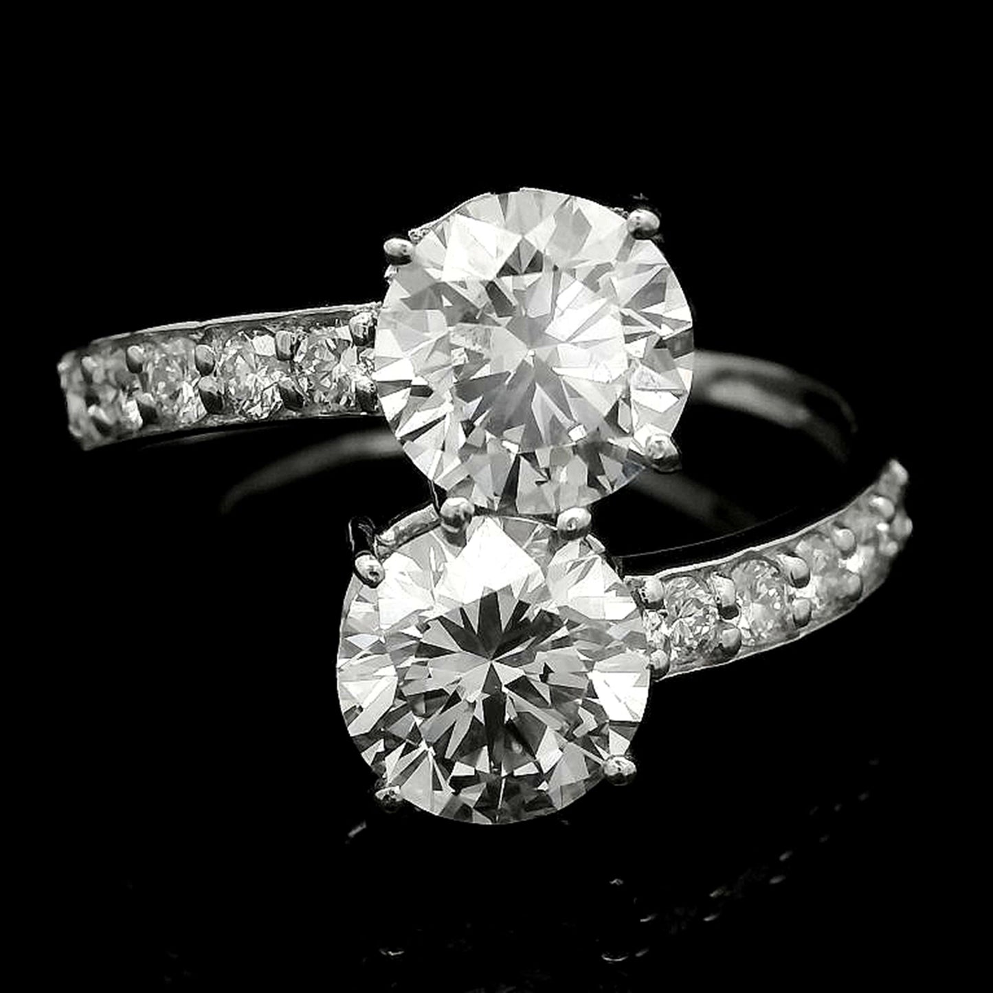 2.29 Carats Lab Grown Diamond 14K Gold Ring