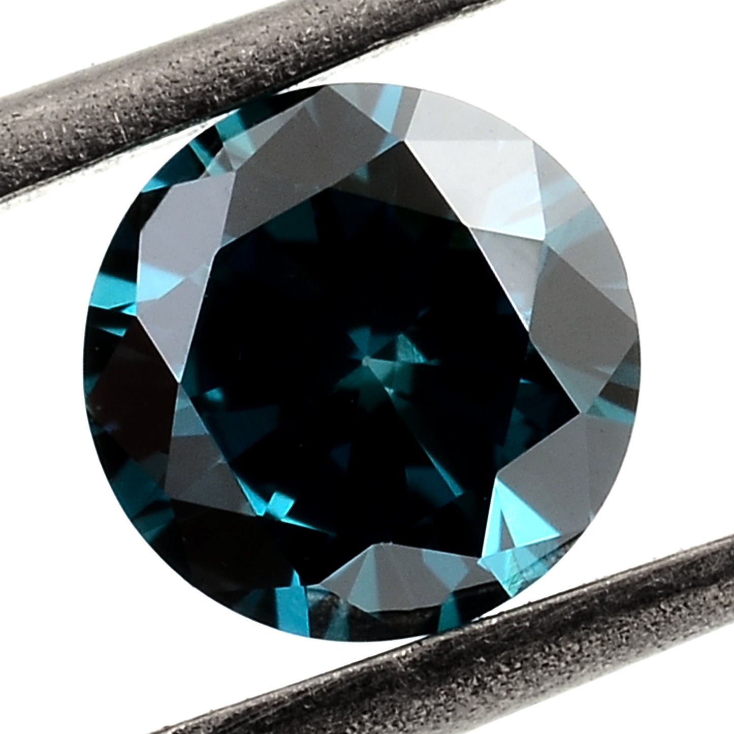 0.76 Blue Diamond Round Loose Gemstone