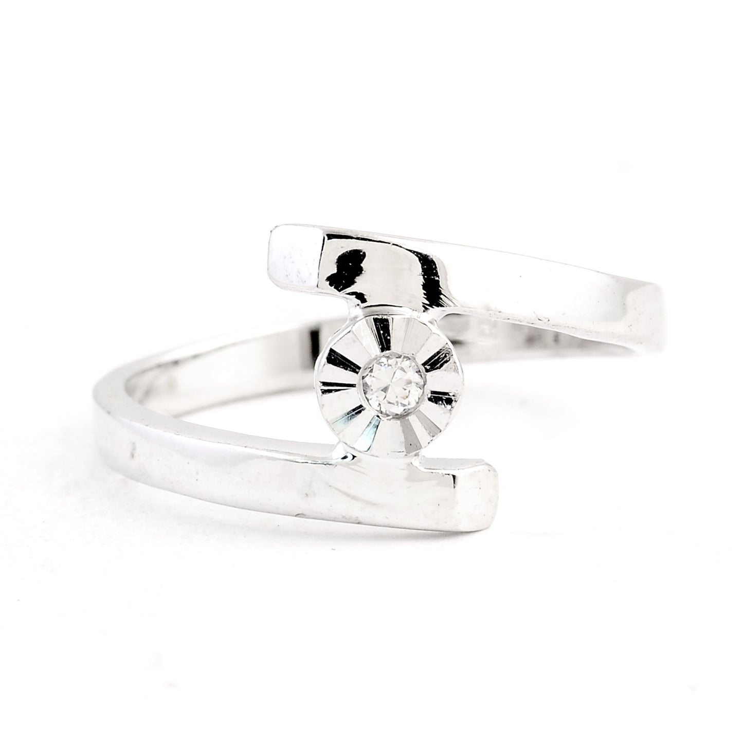 0.20 Ct Cubic Zirconia 925 Sterling Silver Ring