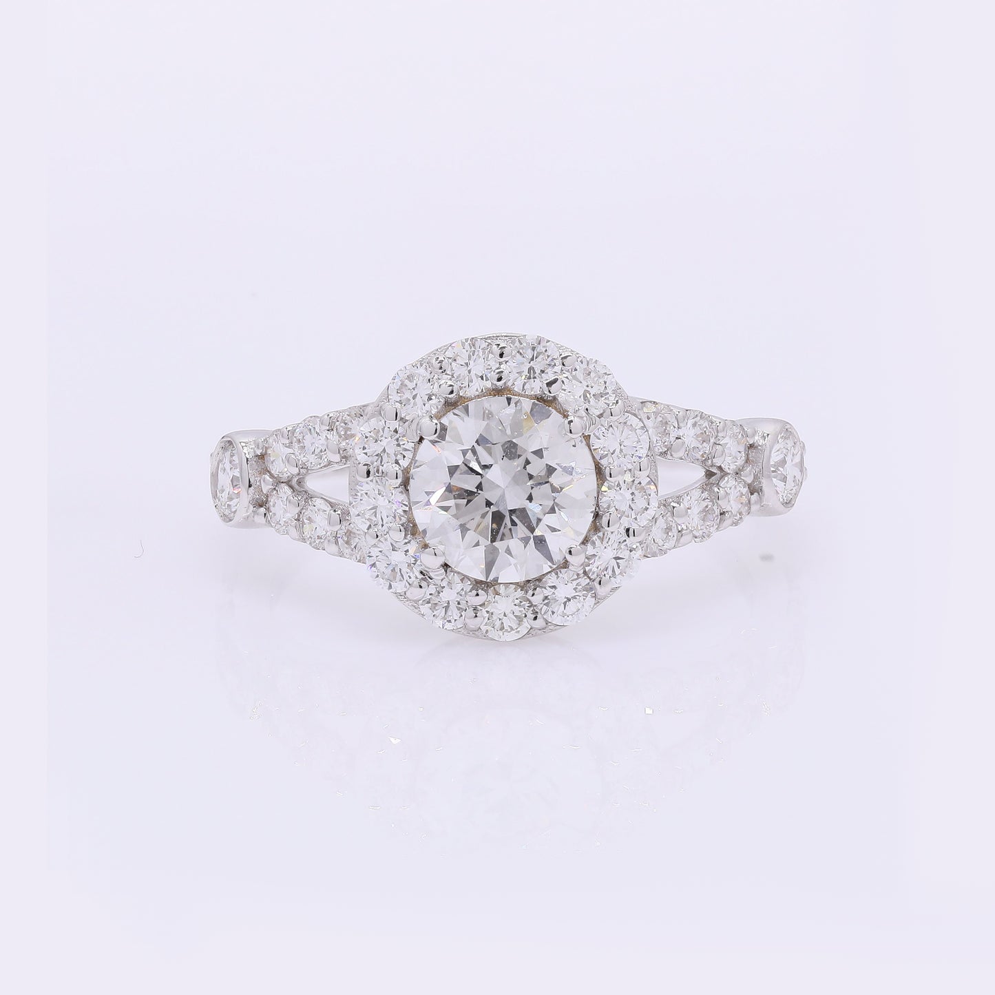 2.07 Carats Lab Grown Diamond 14K Gold Ring