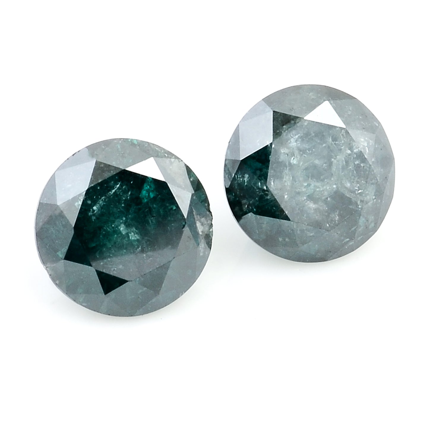 1.24 Blue Diamond Round Loose Gemstone