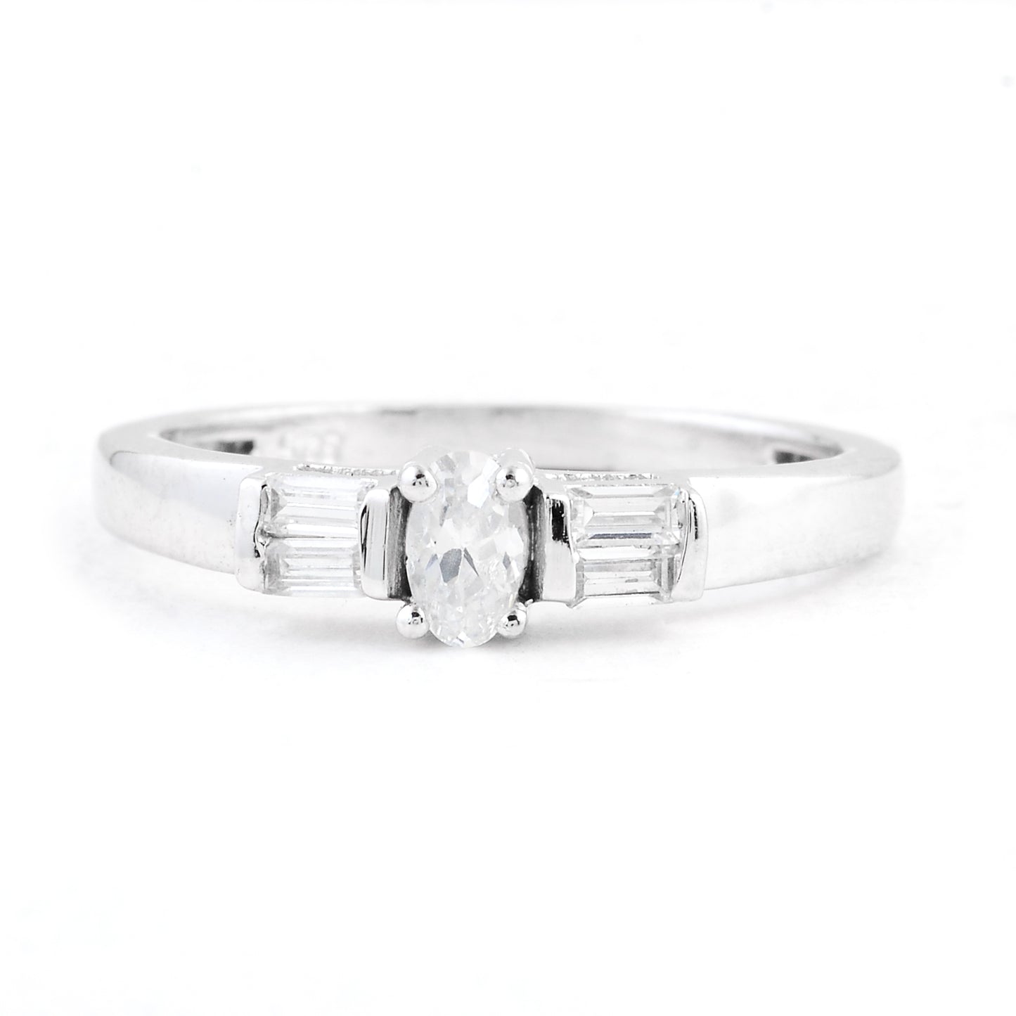 1.17 Ct Cubic Zirconia 925 Sterling Silver Ring