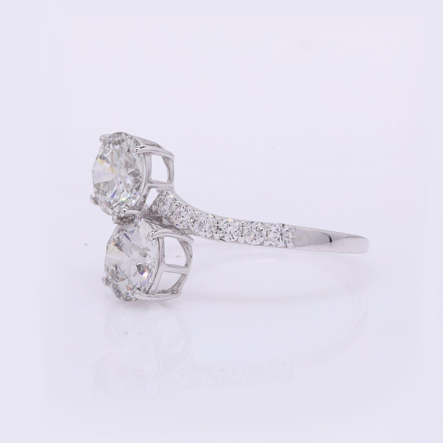 2.40 Carats Lab Grown Diamond 14K Gold Ring