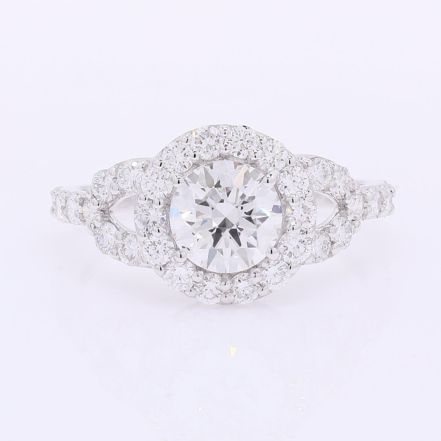 2.01 Carats Lab Grown Diamond 14K Gold Ring