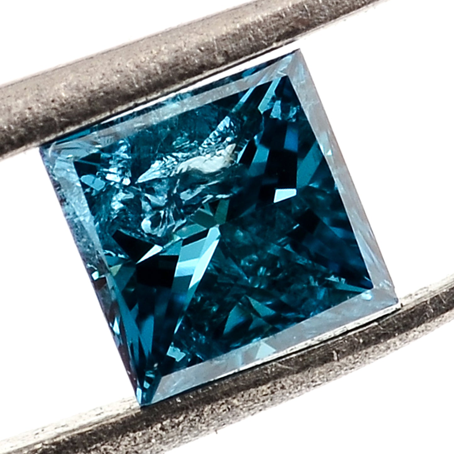 0.52 Blue Diamond Sqaure Loose Gemstone