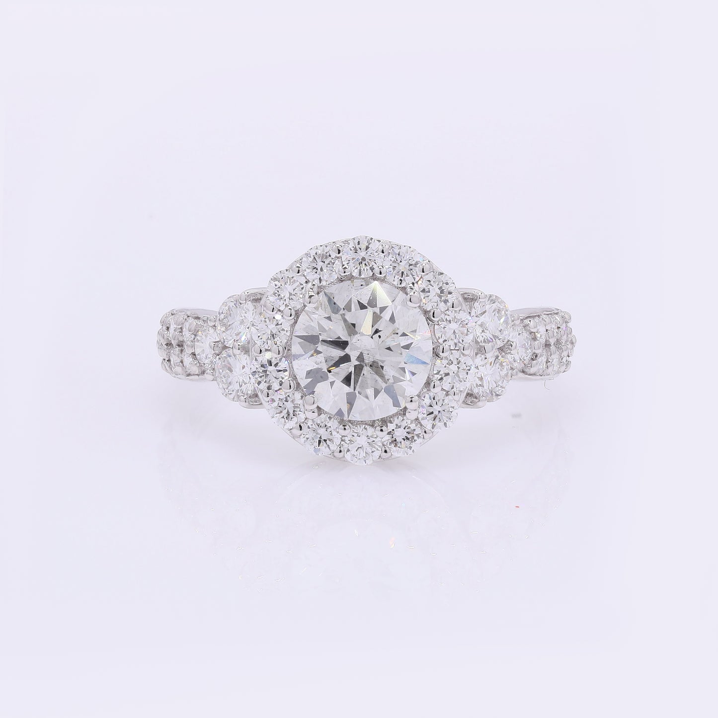2.16 Carats Lab Grown Diamond 14K Gold Ring