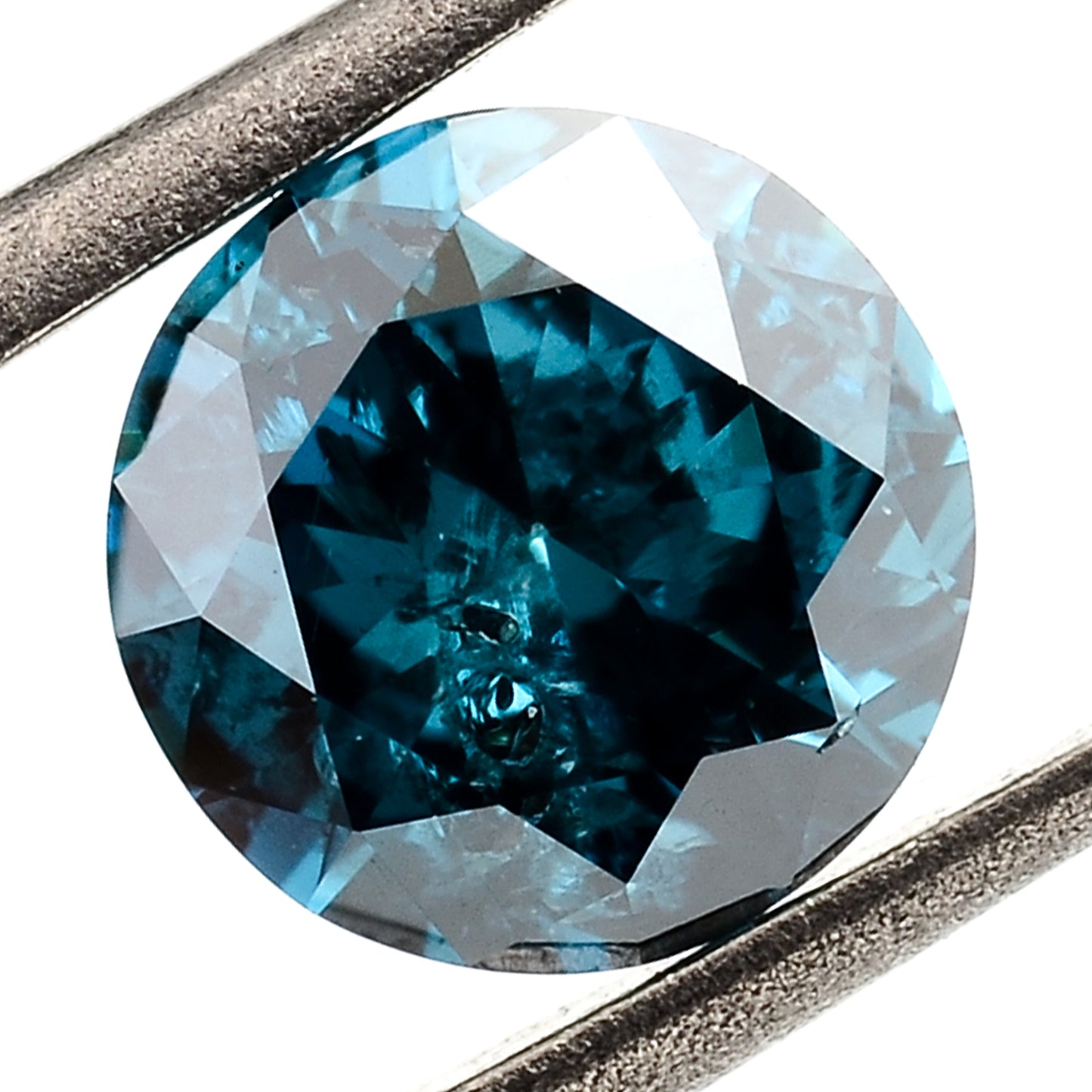 0.79 Blue Diamond Round Loose Gemstone