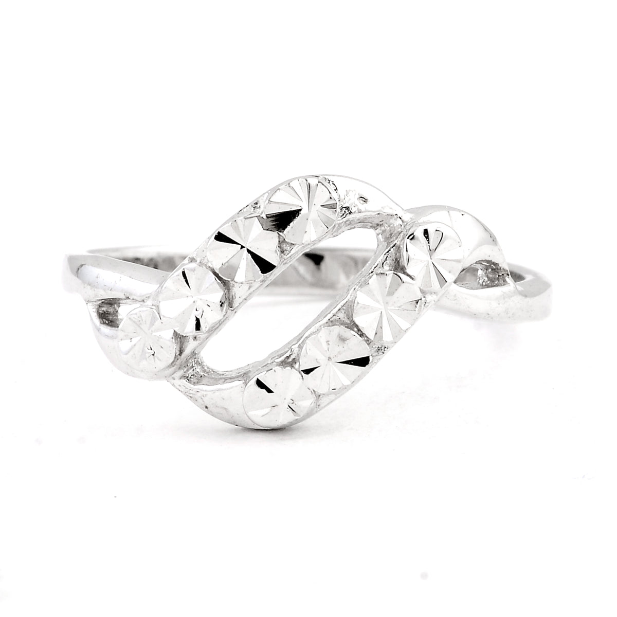 0.00 Ct Plain 925 Sterling Silver Ring