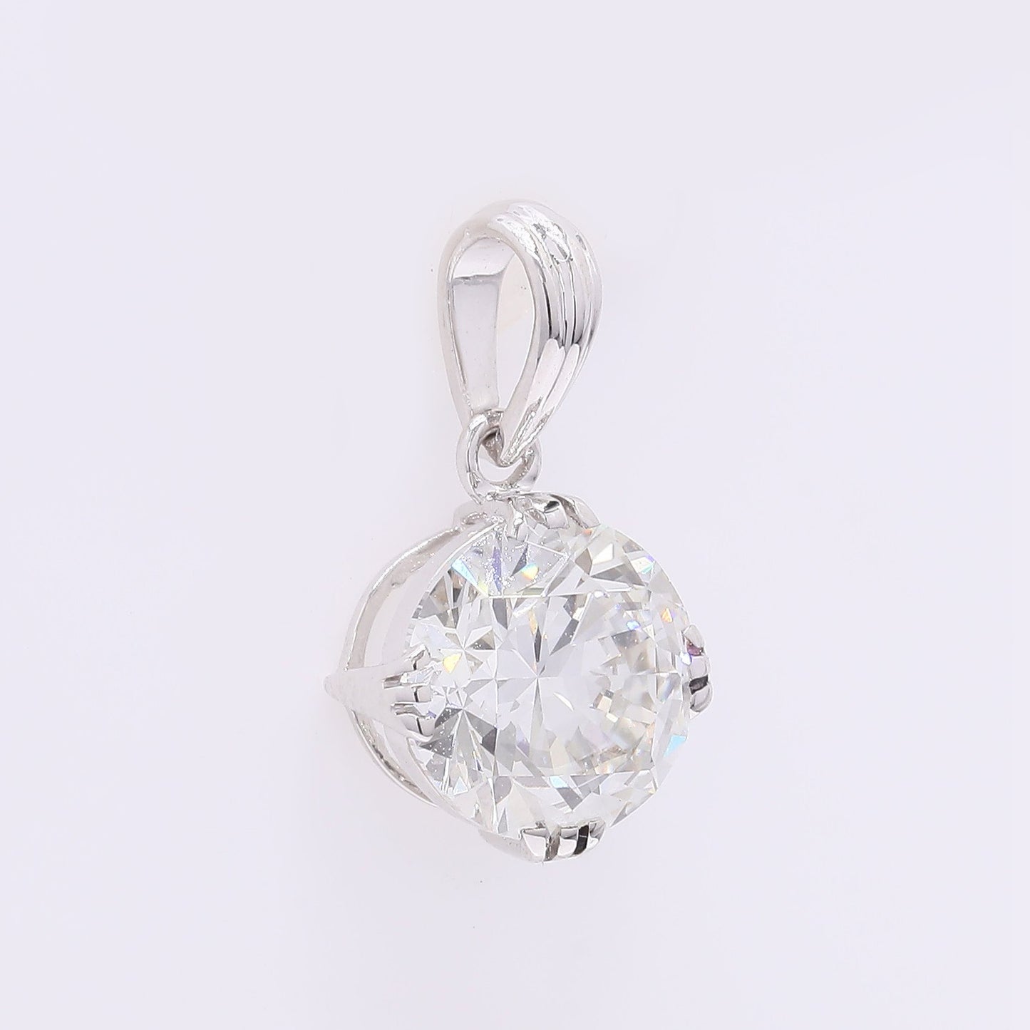 2.00 Carats Lab Grown Diamond 14K Gold Pendant