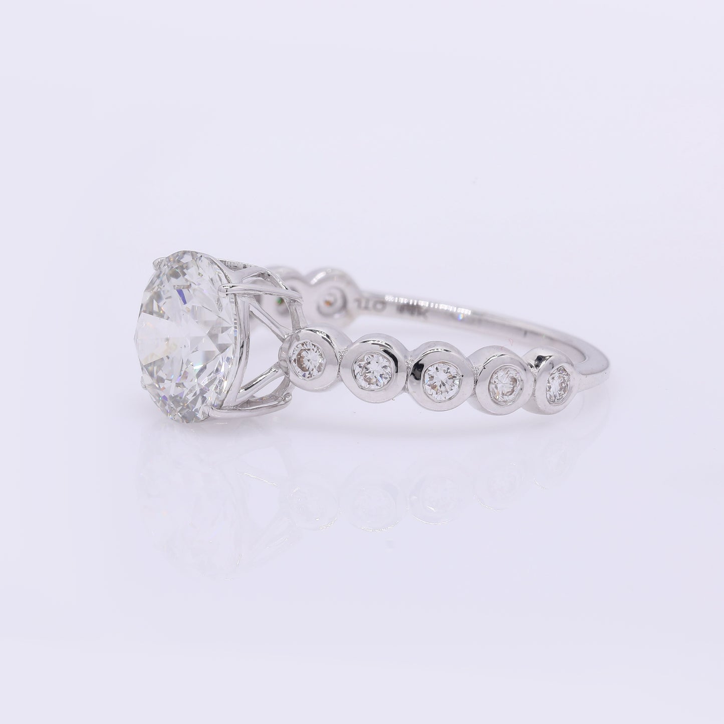 2.38 Carats Lab Grown Diamond 14K Gold Ring