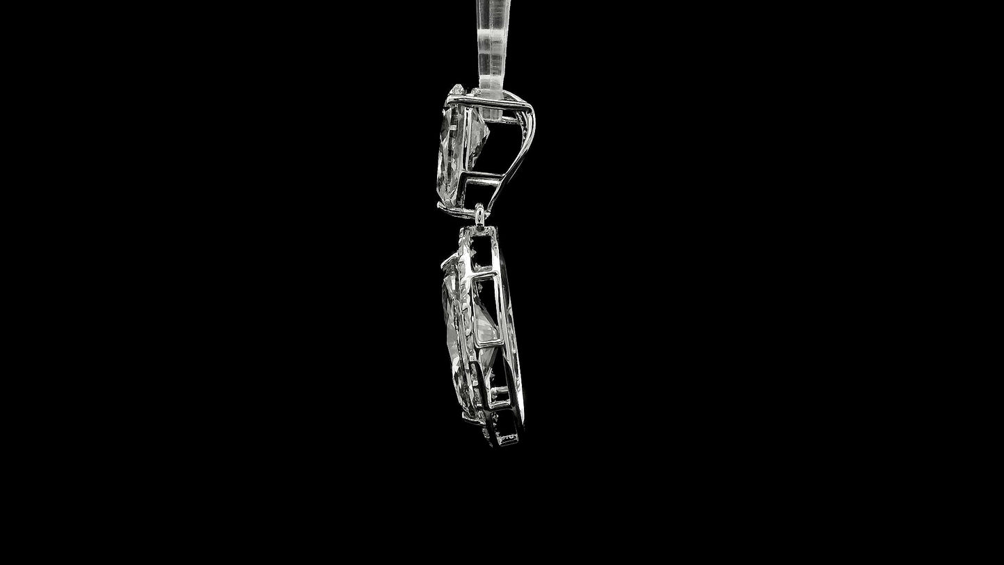 4.02 Carats Lab Grown Diamond 14K Gold Pendant