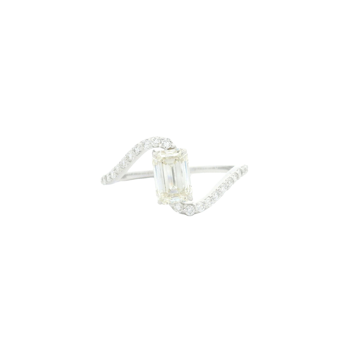 1.34 Carats Lab Grown Diamond 14K Gold Ring