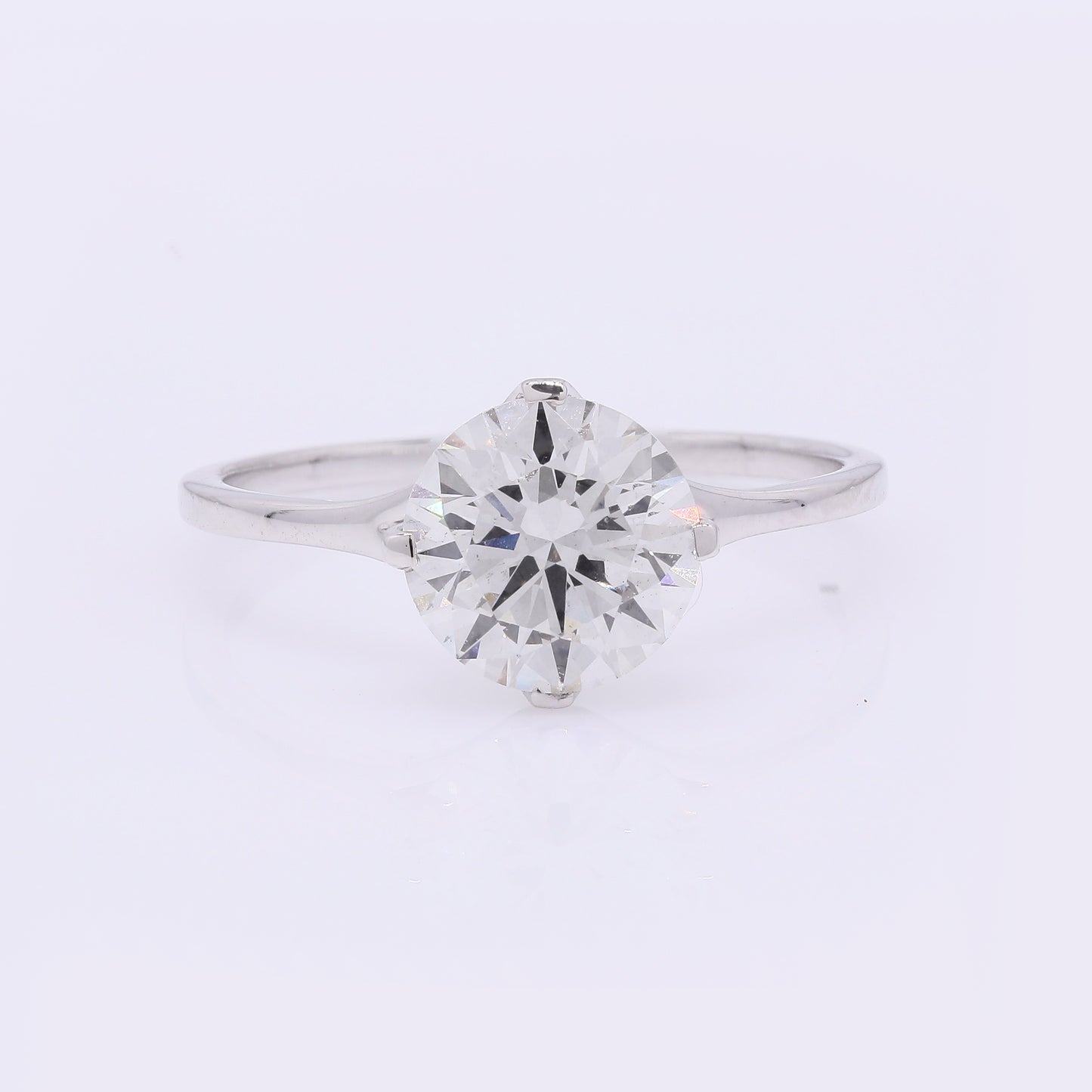 2.09 Carats Lab Grown Diamond 14K Gold Ring