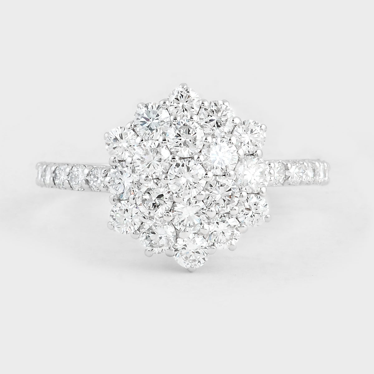 1.44 Carats Lab Grown Diamond 14K Gold Ring
