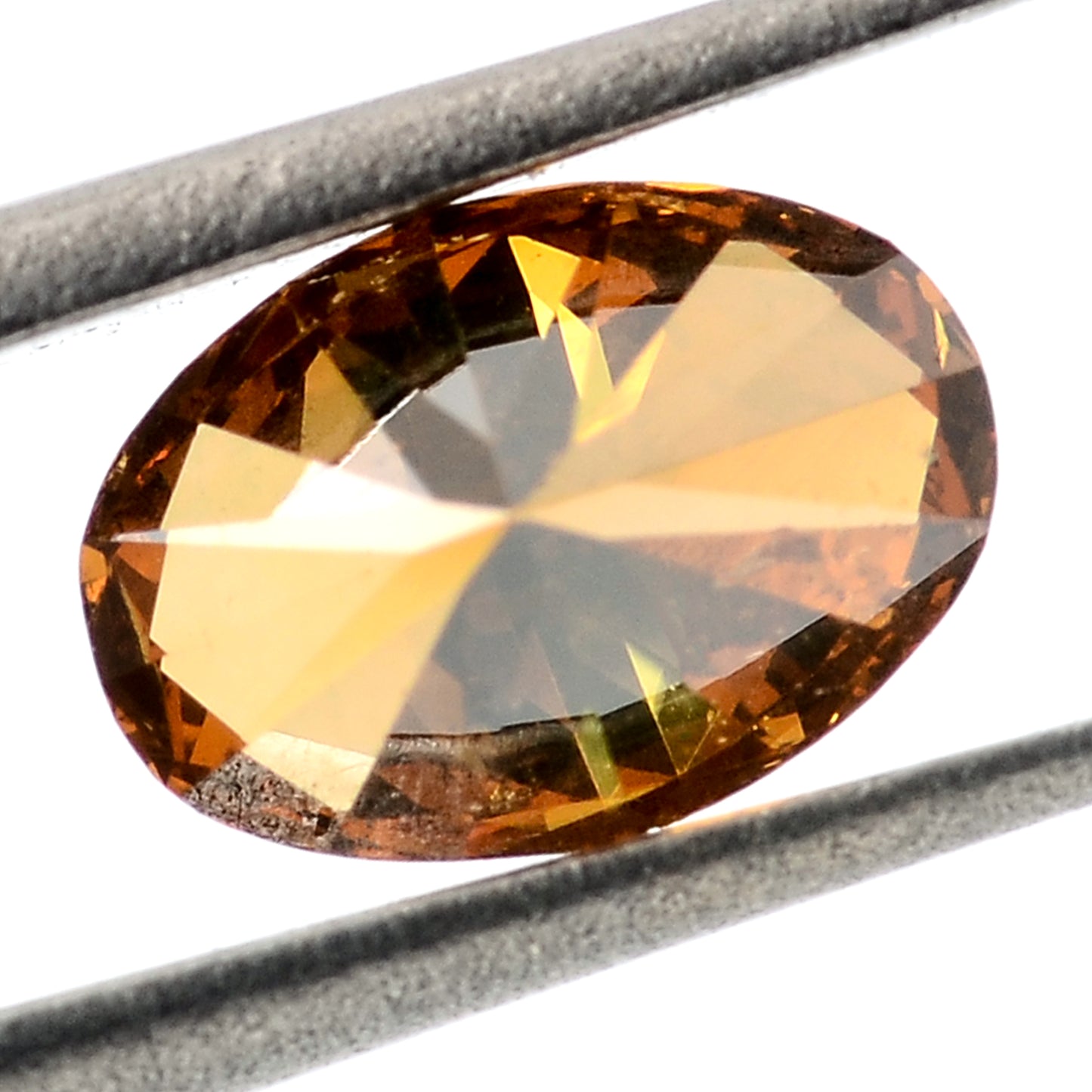 1.04 Carat Red Diamond Oval Loose Gemstone