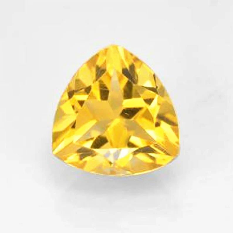 42.33 Carats Citrine Trillion Loose Gemstone