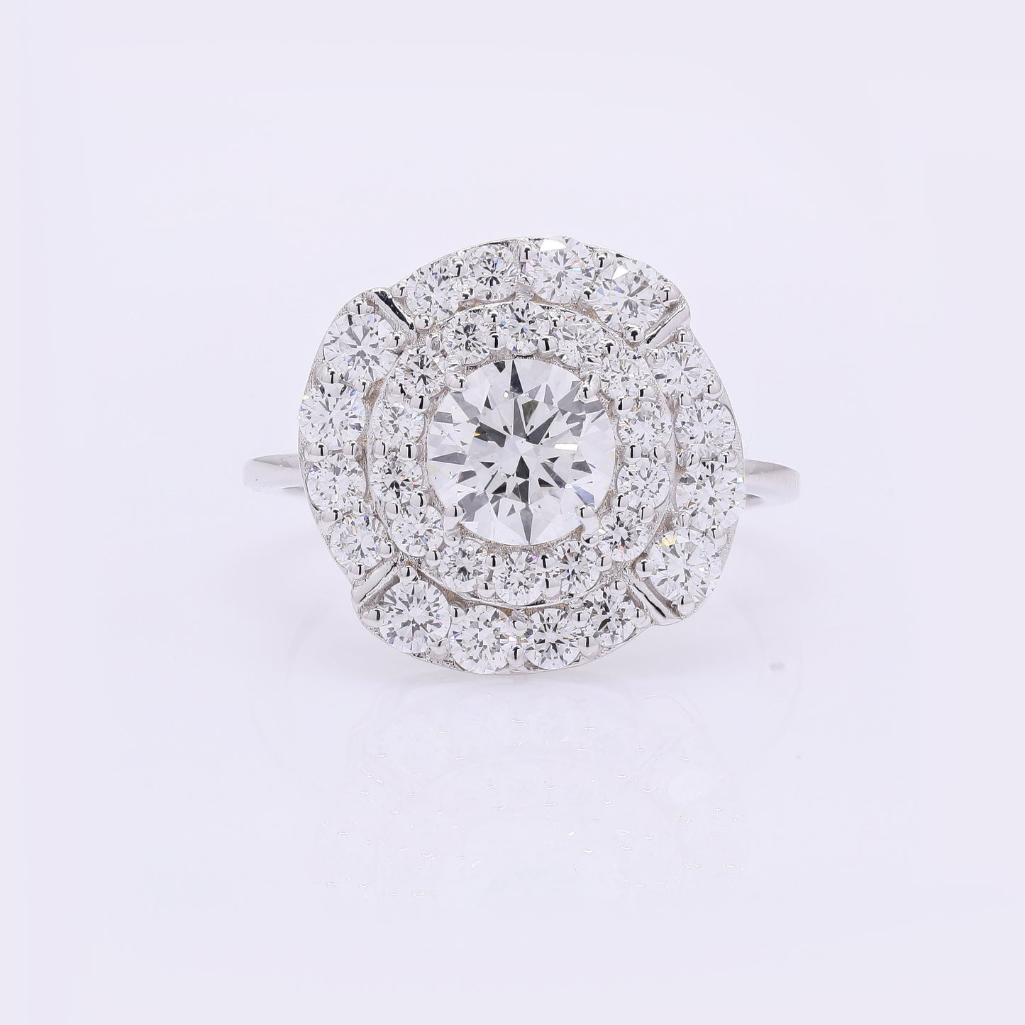 2.40 Carats Lab Grown Diamond 14K Gold Ring