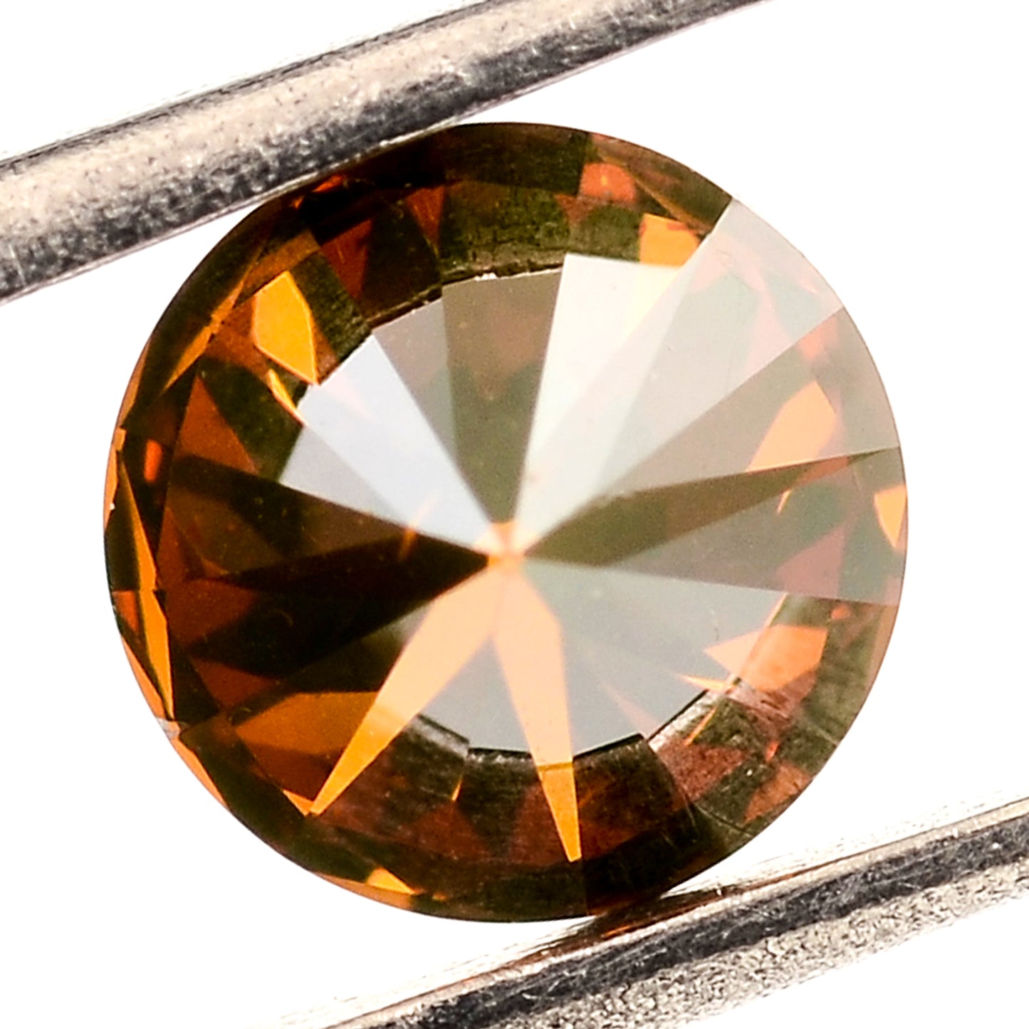 0.25 Red Diamond Round Loose Gemstone