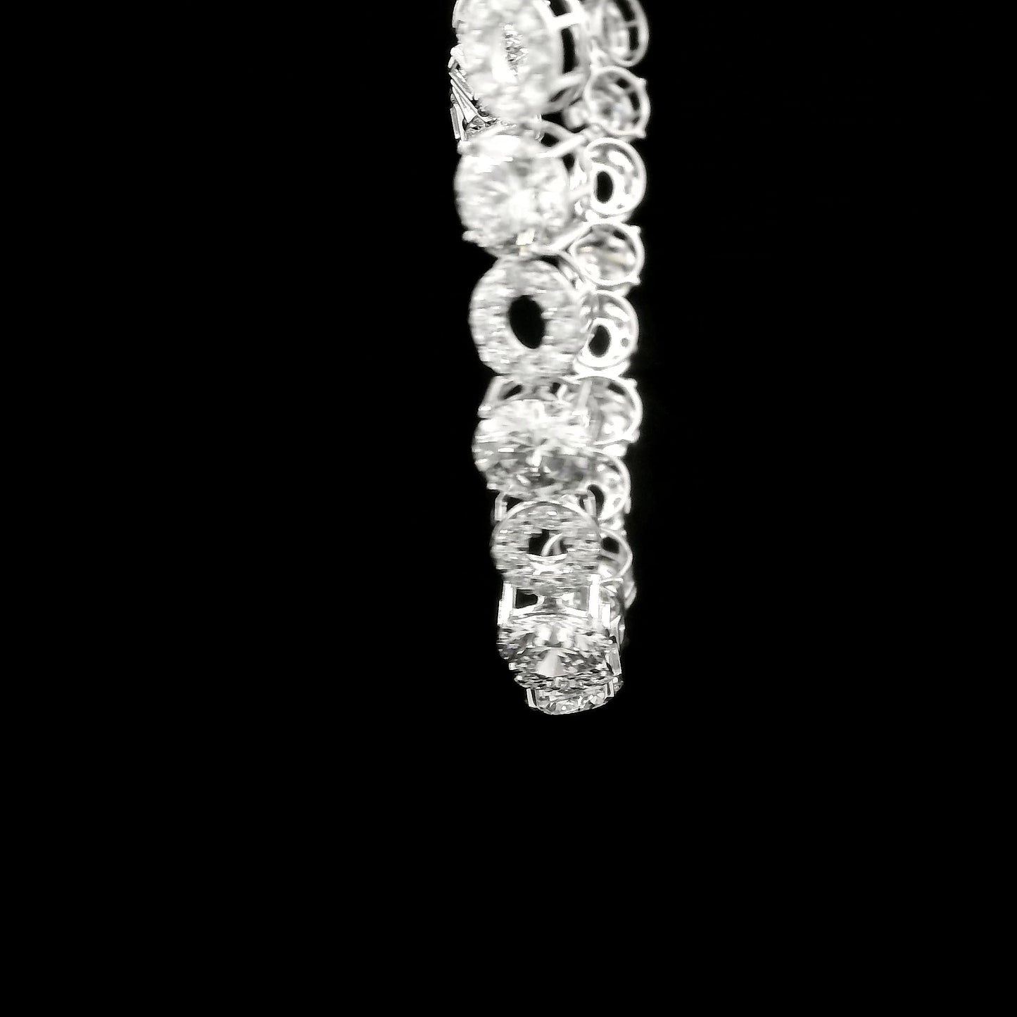 45.16 Ct Round Lab Grown Diamond 14K Gold Necklace