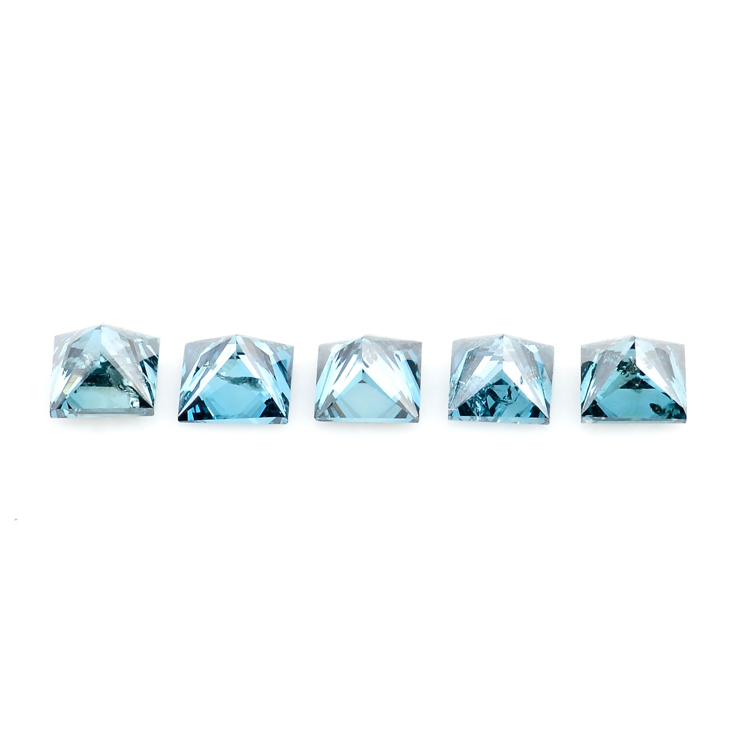 0.52 Blue Diamond Sqaure Loose Gemstone