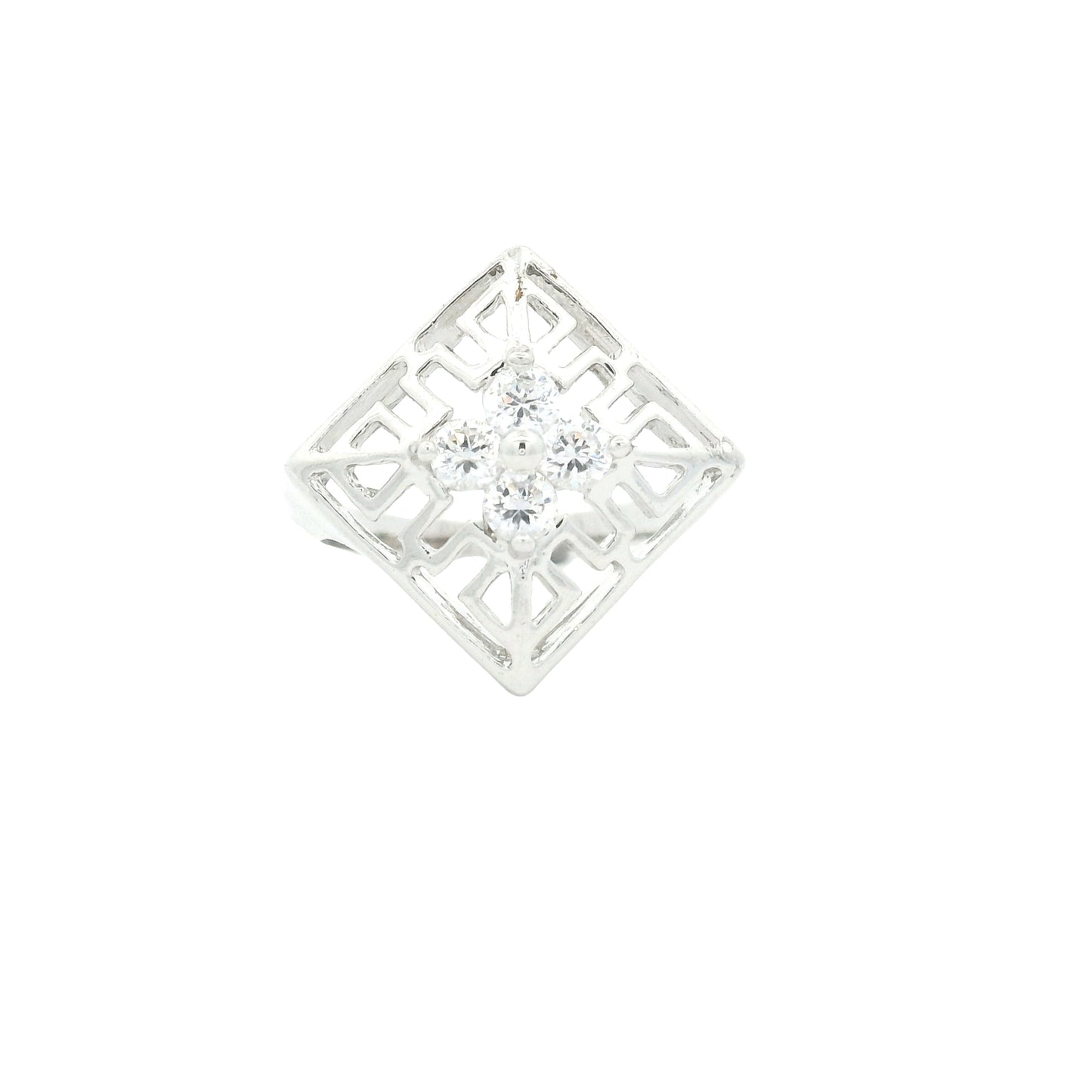 1.48 Ct Cubic Zirconia 925 Sterling Silver Ring
