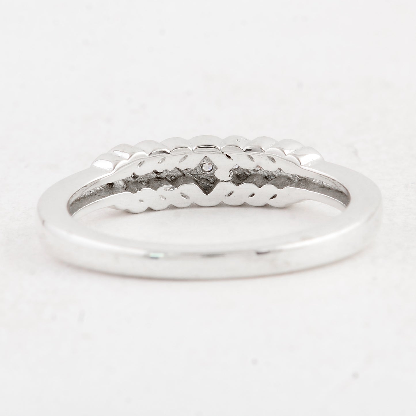 0.31 Ct Round Cubic Zirconia 925 Sterling Silver Ring