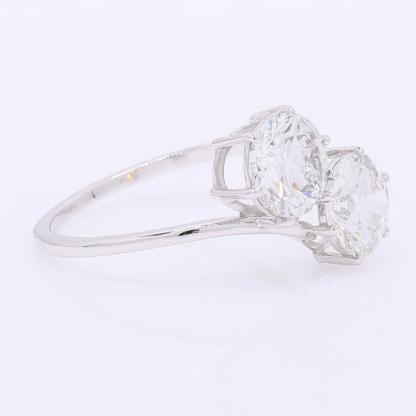 2.29 Carats Lab Grown Diamond 14K Gold Ring