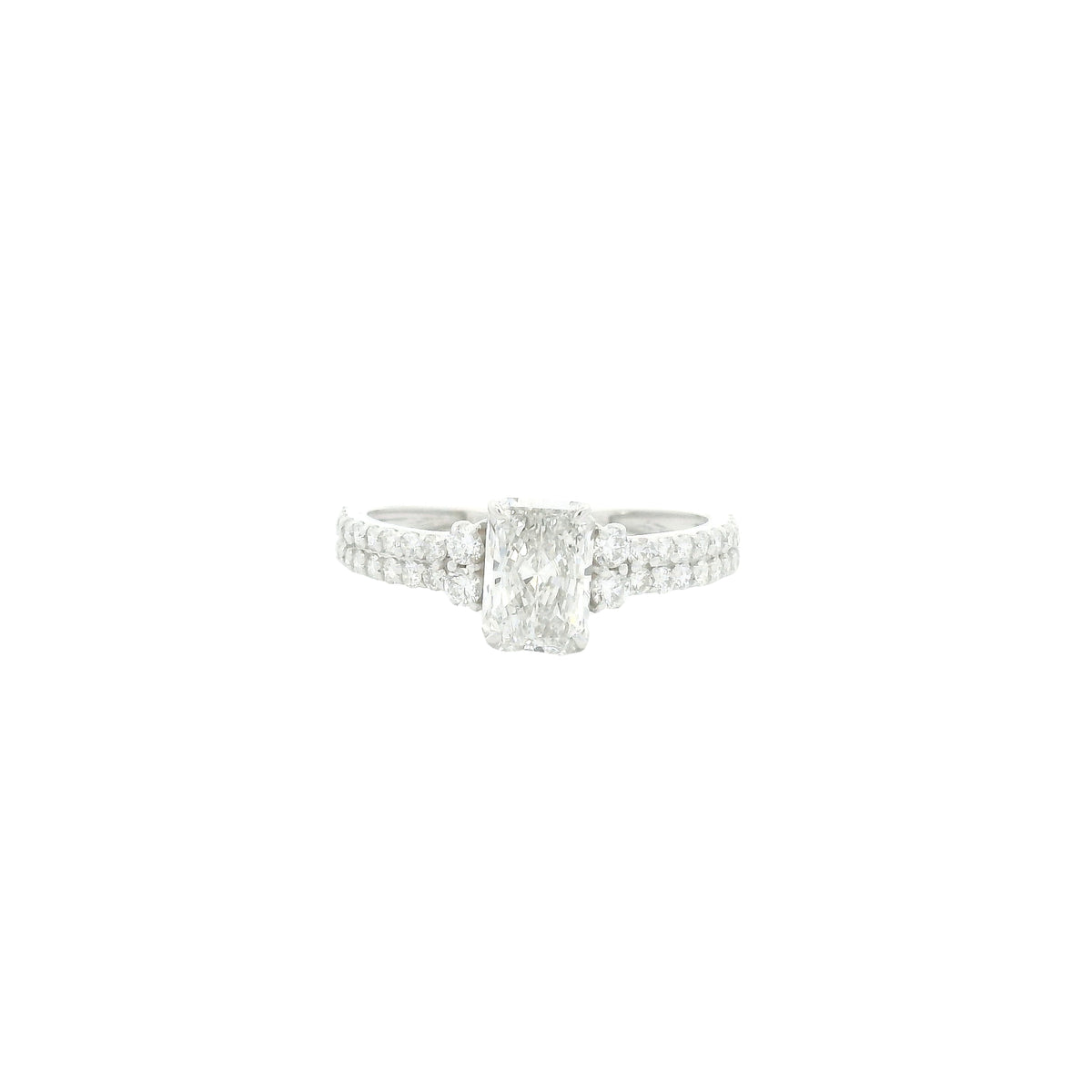 1.57 Carats Lab Grown Diamond 14K Gold Ring
