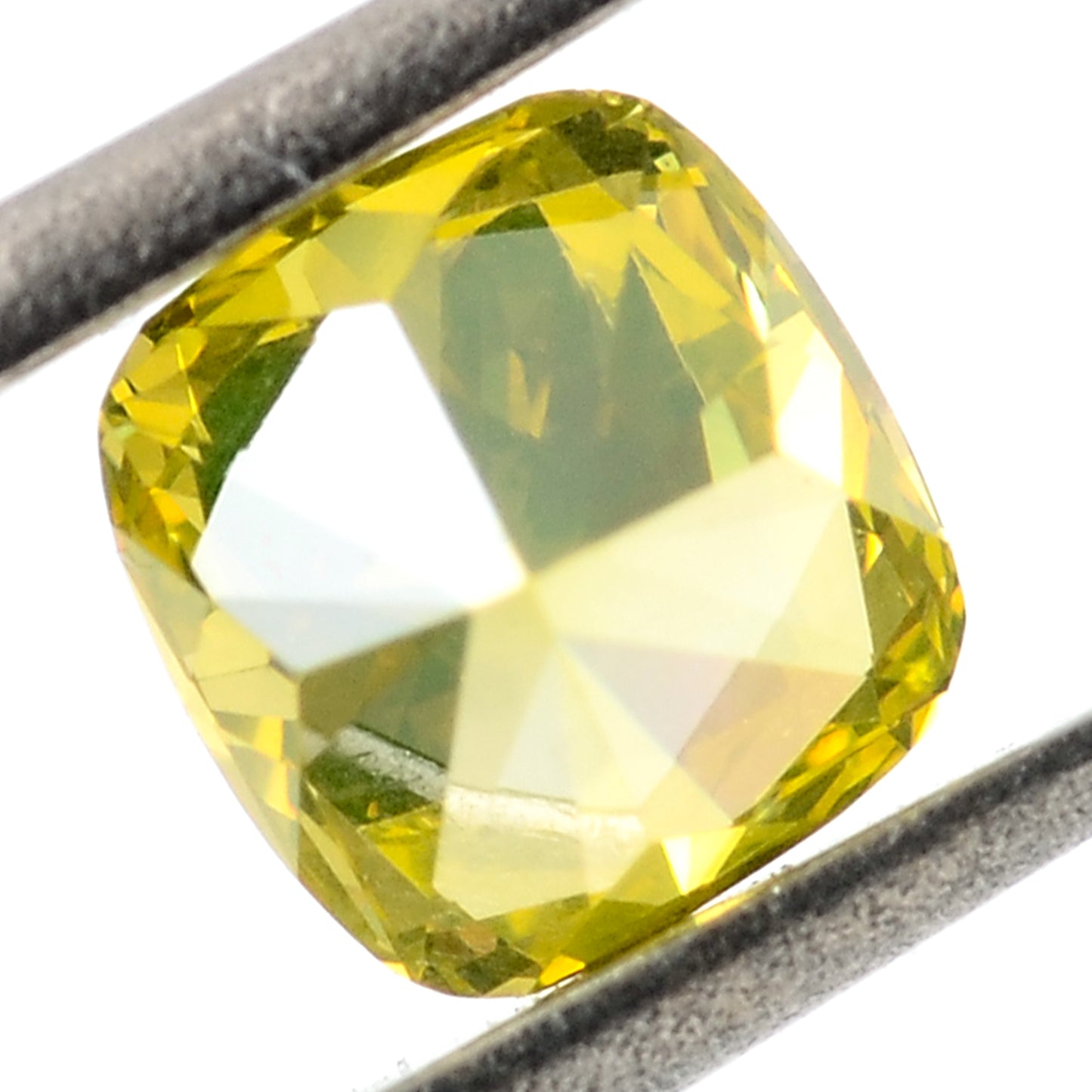 0.26 Carat Yellow Diamond Cushion Loose Gemstone