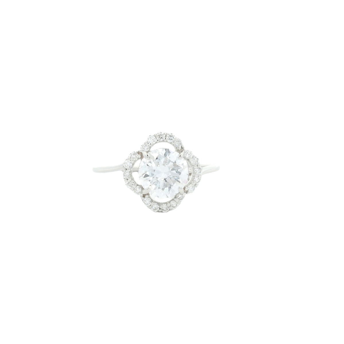 1.76 Carats Lab Grown Diamond 14K Gold Ring