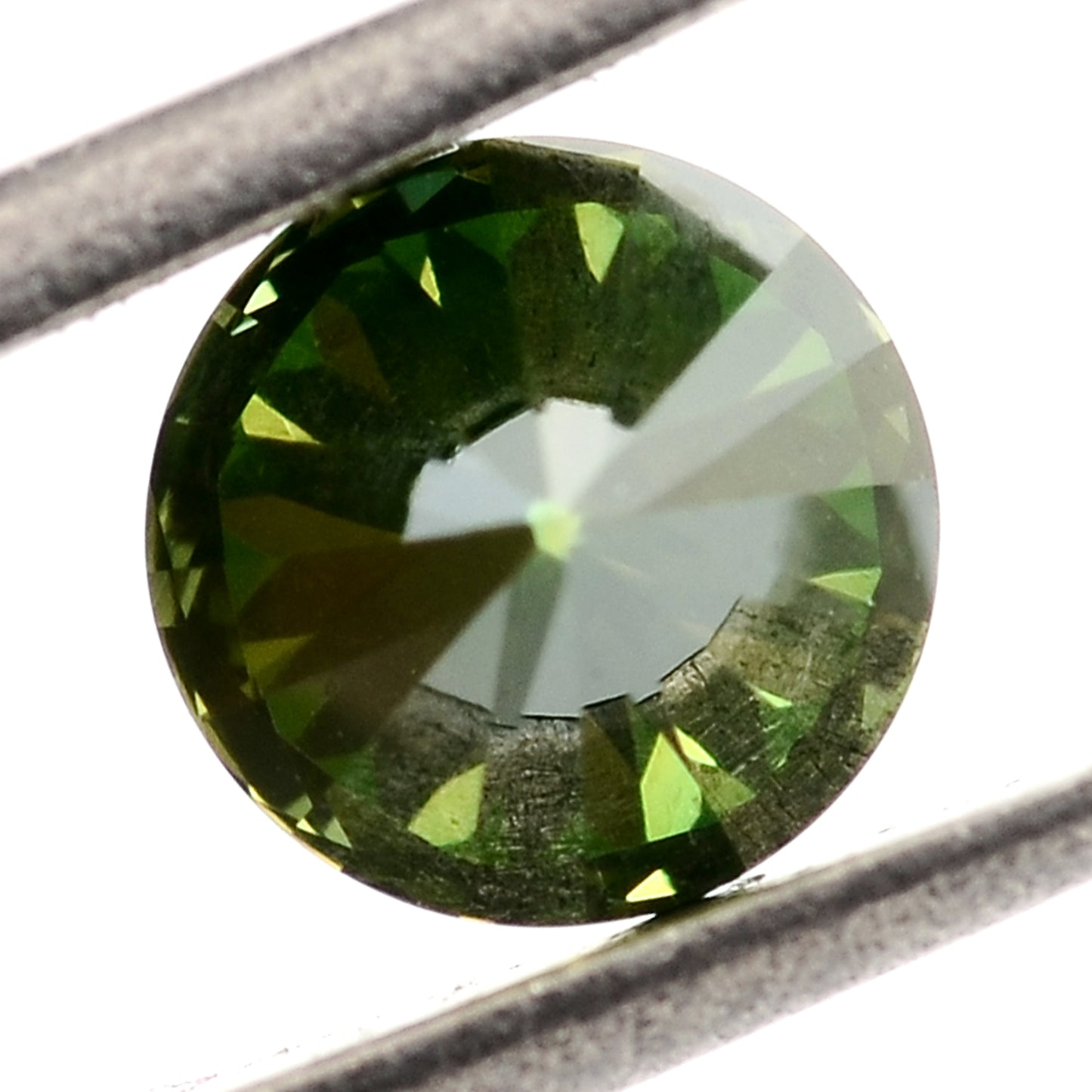 0.53 Green Diamond Round Loose Gemstone