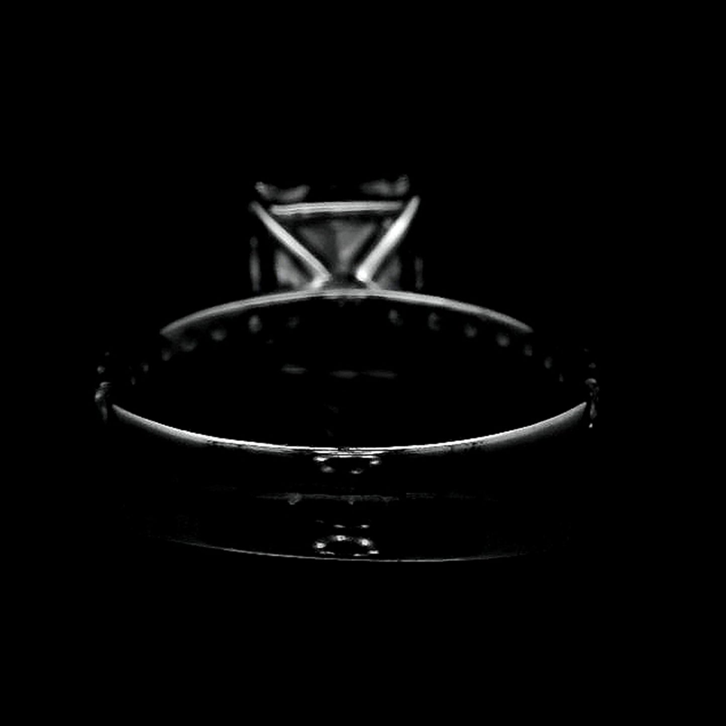 3.27 Carats Lab Grown Diamond 14K Gold Ring